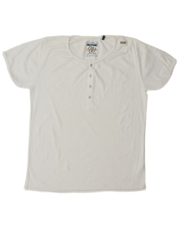 Tricou Bărbați Wrangler Top 2XL Bumbac Alb