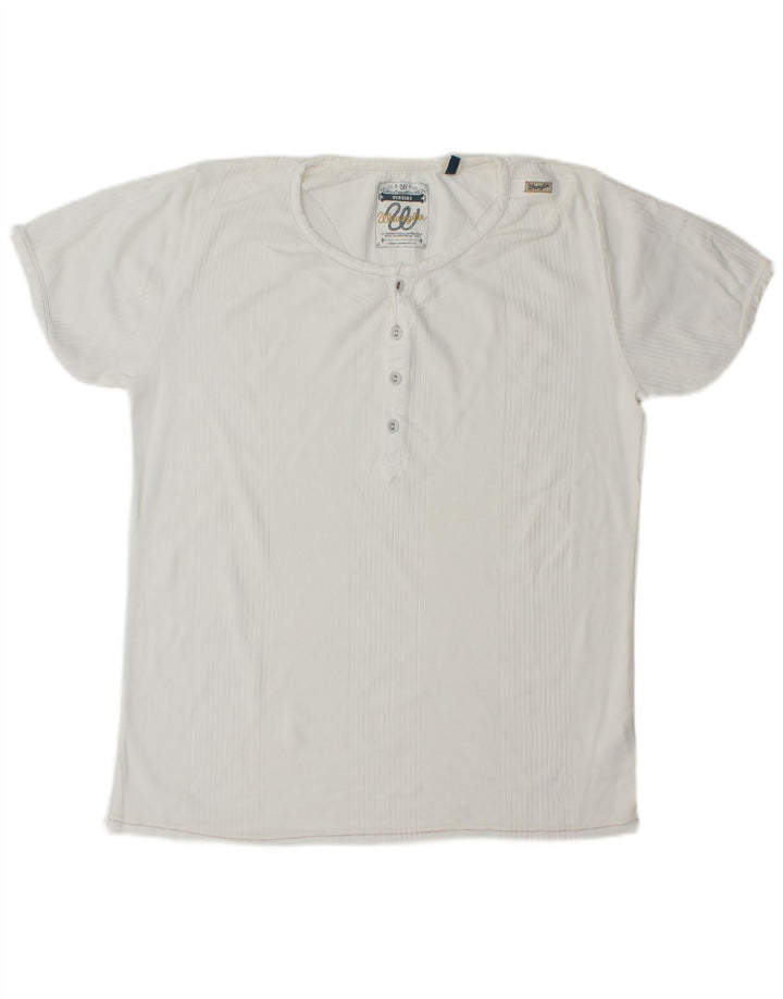 Tricou Bărbați Wrangler Top 2XL Bumbac Alb