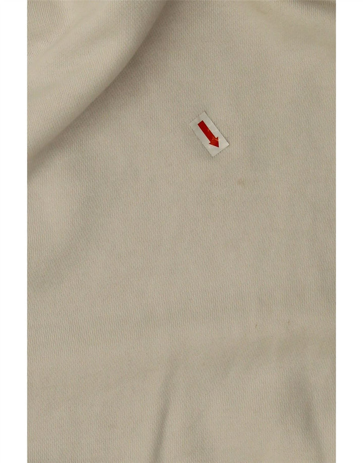 Pulover de hanorac supradimensionat pentru femei Nike UK 14 Bumbac alb mediu mediu