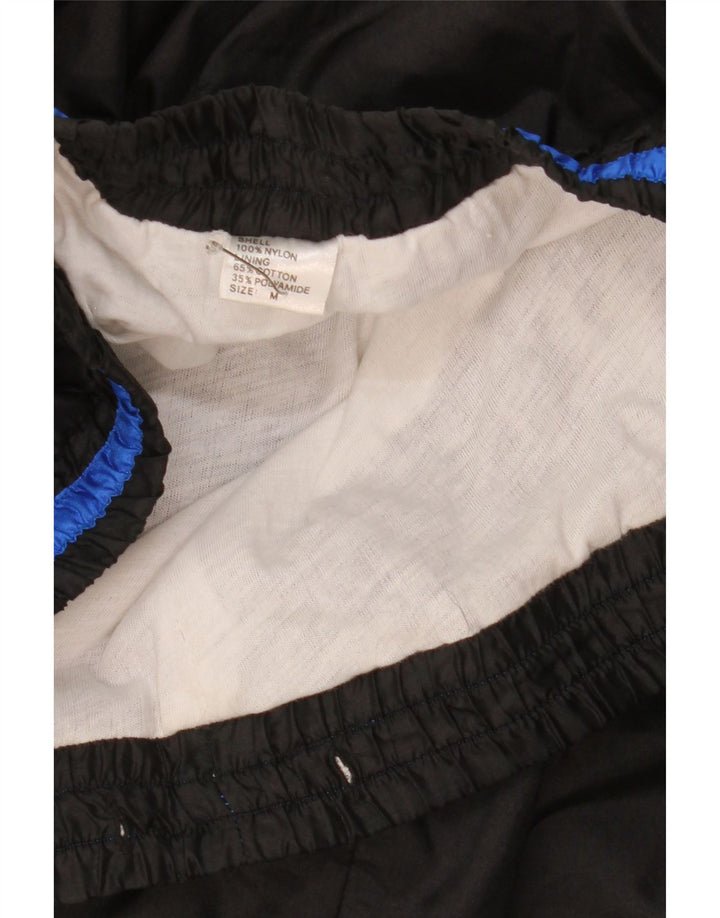 Pantaloni de trening Vintage pentru bărbați Pantaloni de jogging Mediu Negru Colorblock Nylon