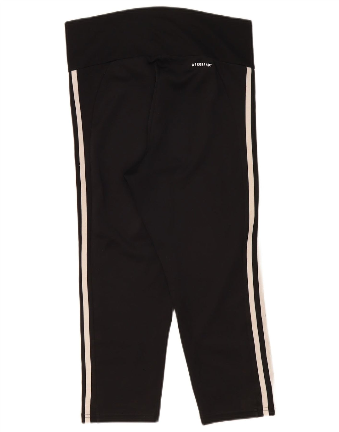 Leggings Adidas Aeroready Capri pentru femei UK 12/14 Poliester mediu negru