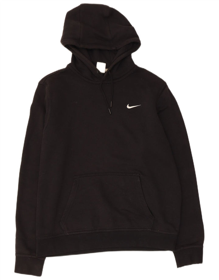 Pulover NIKE pentru bărbați, bumbac mare, negru