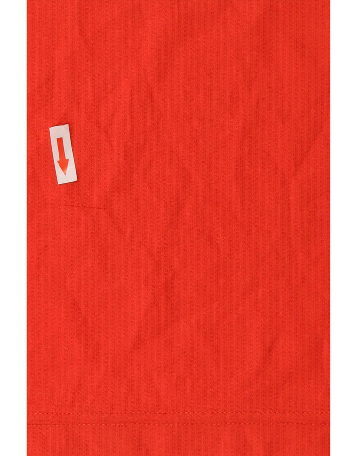 Tricou Adidas Climacool pentru bărbați Top Mediu Roșu Poliester Colorblock