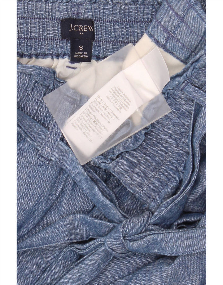 Fusta A-Line pentru femei J. Crew Mic W30 Bumbac albastru