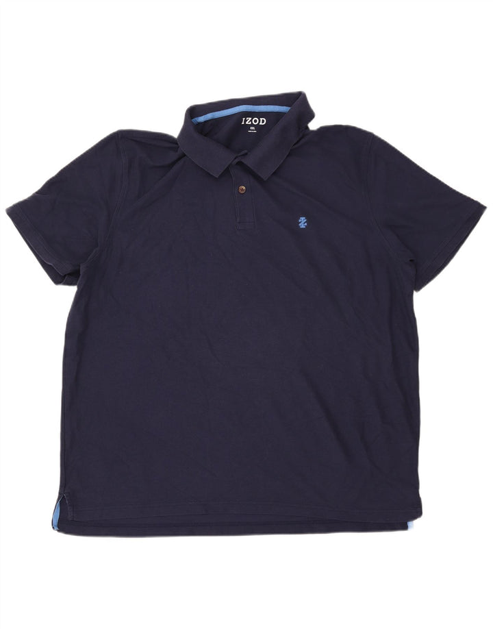 Tricou polo IZOD pentru bărbați 2XL, bumbac bleumarin