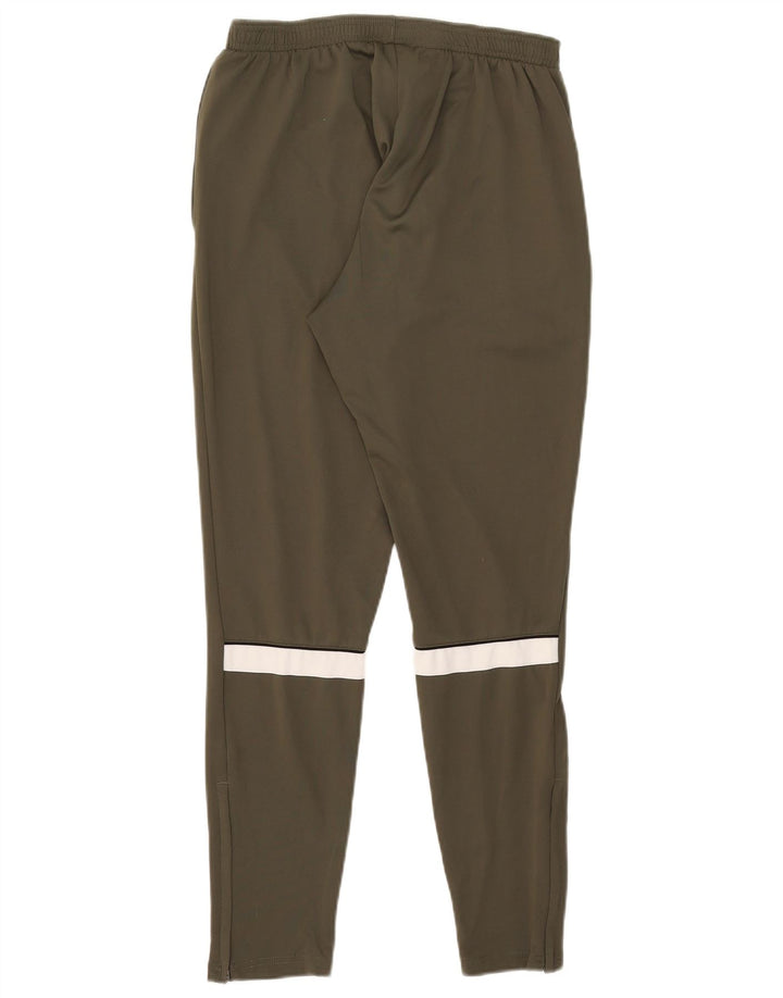 Pantaloni de trening Nike pentru femei UK 14 Medium Kaki Poliester color bloc