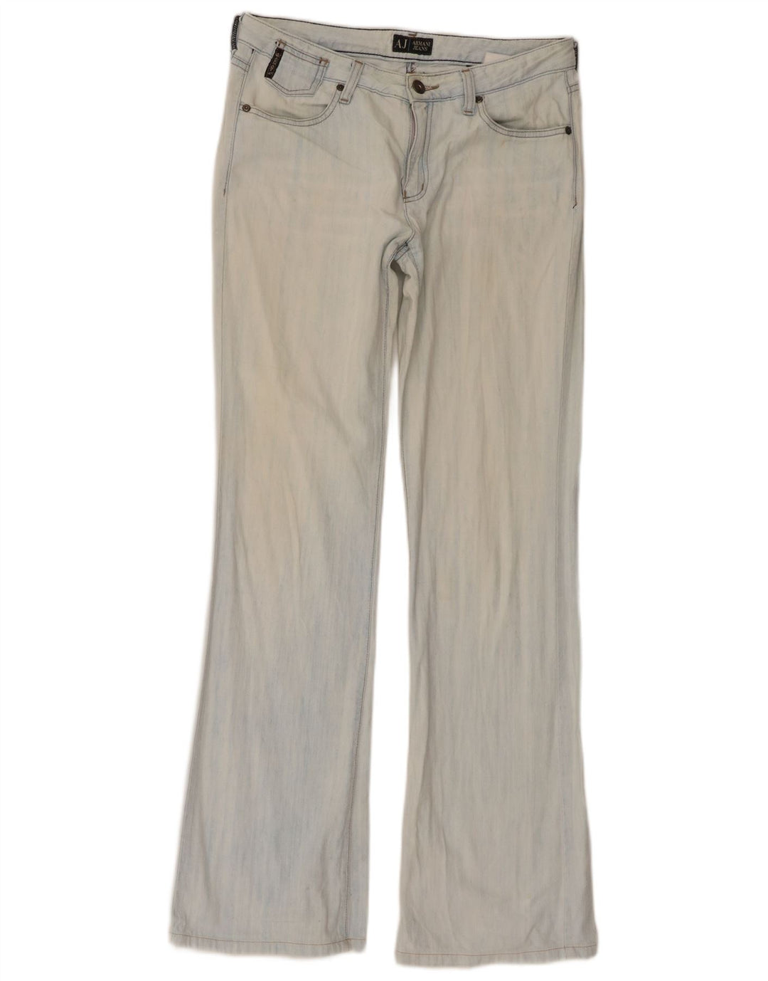 ARMANI Blugi Bootcut Femei W29 L32 Albastru