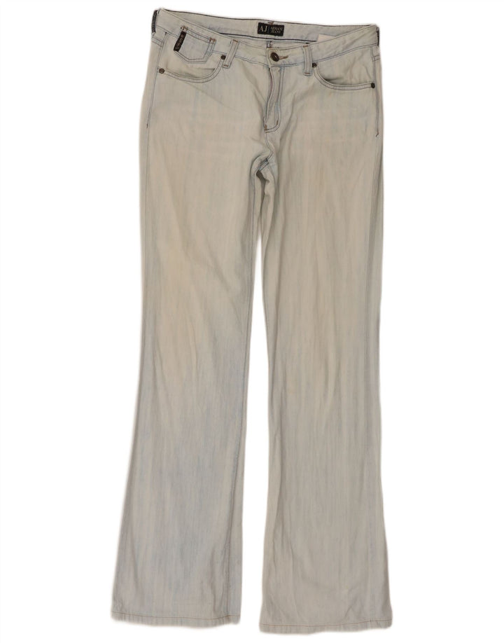 ARMANI Blugi Bootcut Femei W29 L32 Albastru