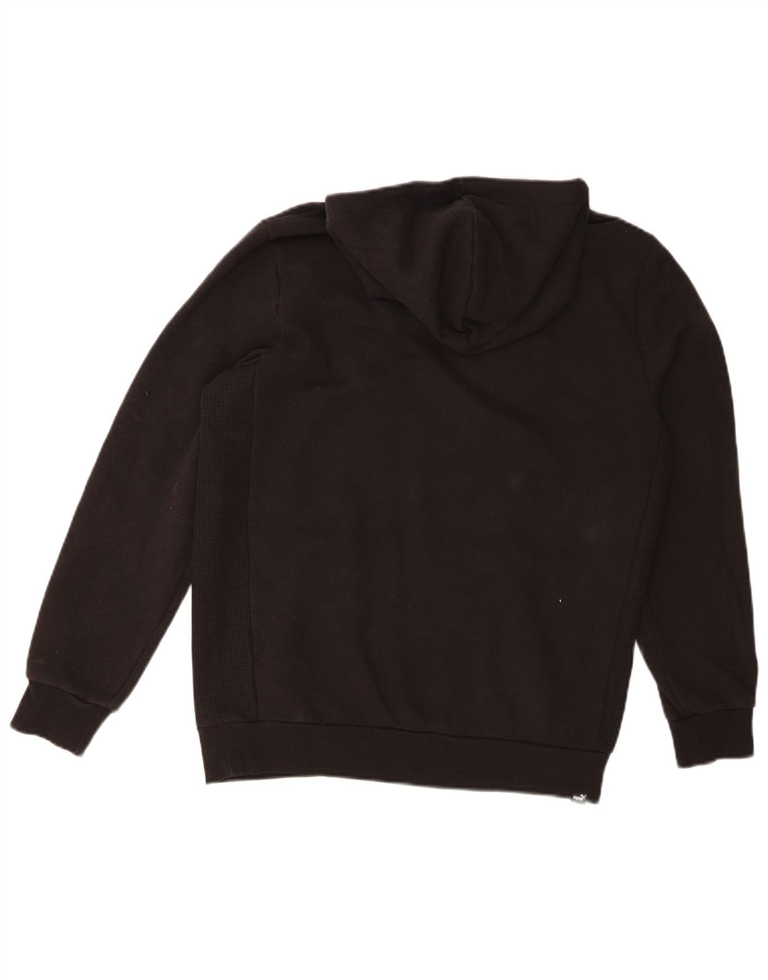 PUMA Mens Hoodie Jumper Medium Black Cotton