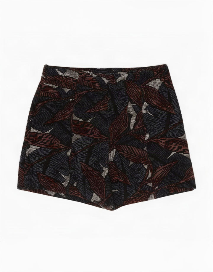 Pantaloni scurți Zara Womens Trafaluc Abstract Pattern XS W24 Multicolor