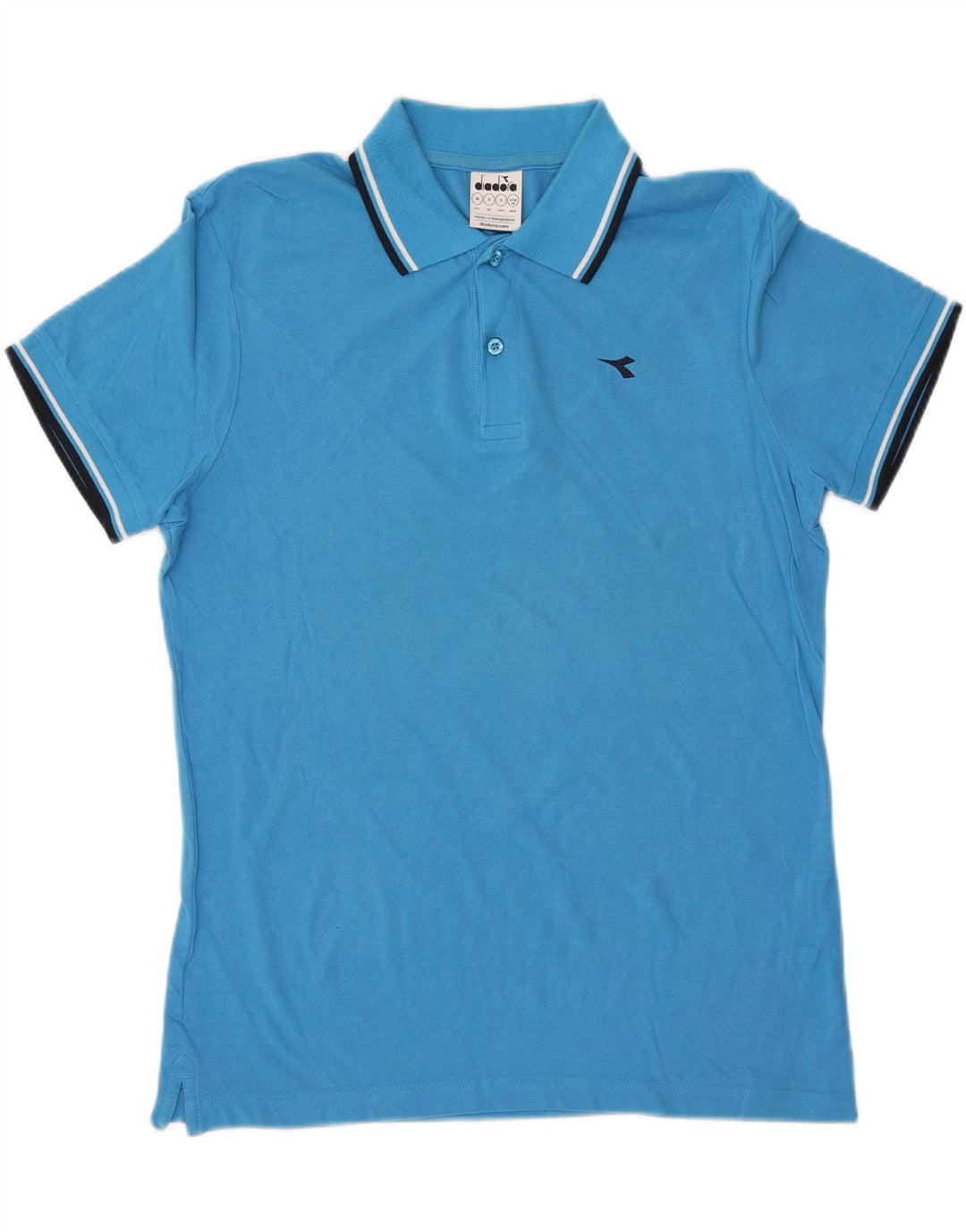 DIADORA Tricou Polo pentru Barbati Mic Albastru Bumbac
