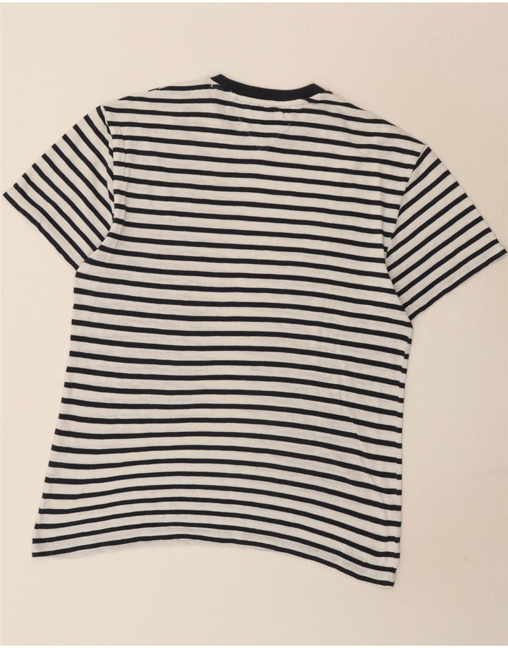 Tricou pentru bărbați Tommy Hilfiger Top Medium White Striped