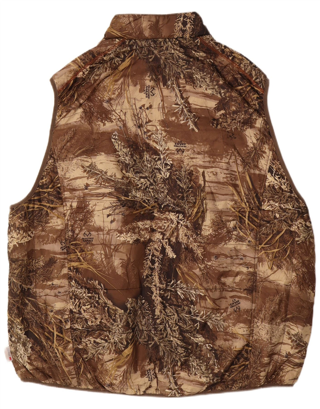 REALTREE Gilet reversibil pentru bărbați IT 54/56 3XL Maro Camuflaj Poliester