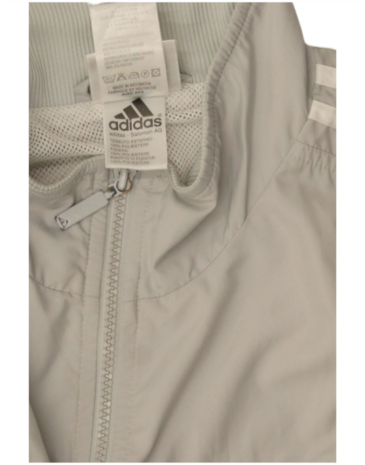 Jachetă de trening pentru bărbați Adidas UK 42/44 Poliester mare gri