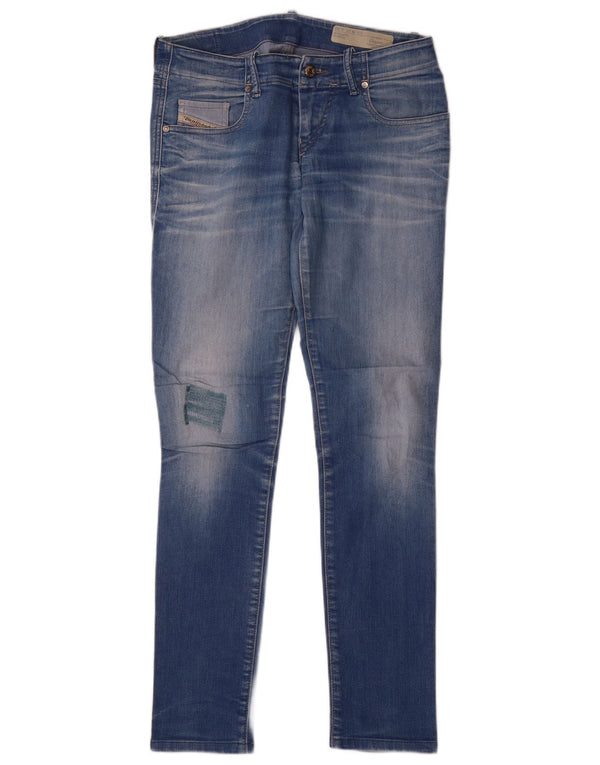 Blugi skinny pentru femei Guppe Diesel W27 L30 Bumbac albastru