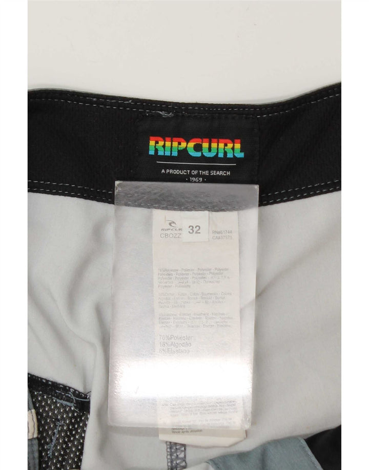 Pantaloni scurți de înot Rip Curl pentru bărbați, poliester cu dungi multicolore medii