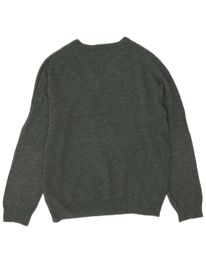 Pulover oversize cu decolteu în V pentru femei Marks & Spencer UK 16 mare verde