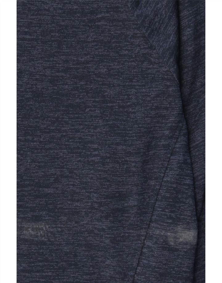 UNDER ARMOUR Womens Pullover Tracksuit Top UK 18 XL Navy Blue Flecked