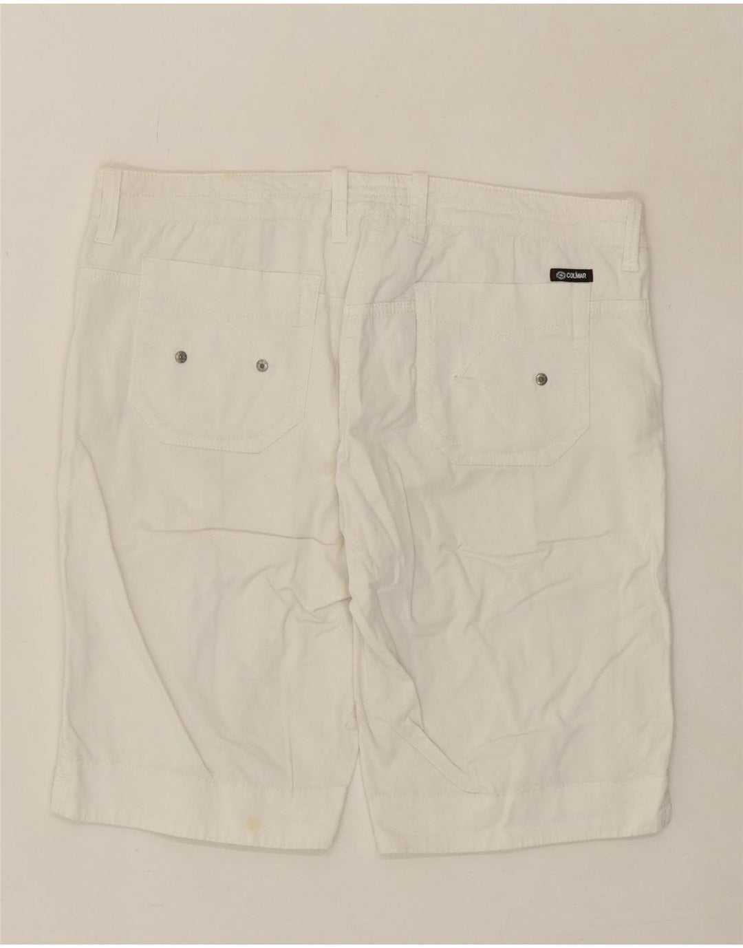 COLMAR Womens Casual Shorts W34 Large White Vintage Colmar and Second-Hand Colmar from Messina Hembry 
