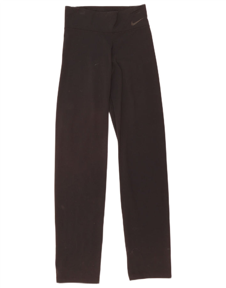 Leggings Dri Fit Nike pentru femei UK 8 Small Nylon negru