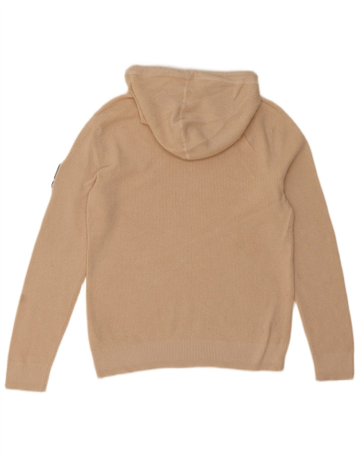Jack & Jones Pulover cu glugă pentru bărbați, bumbac, bej mic
