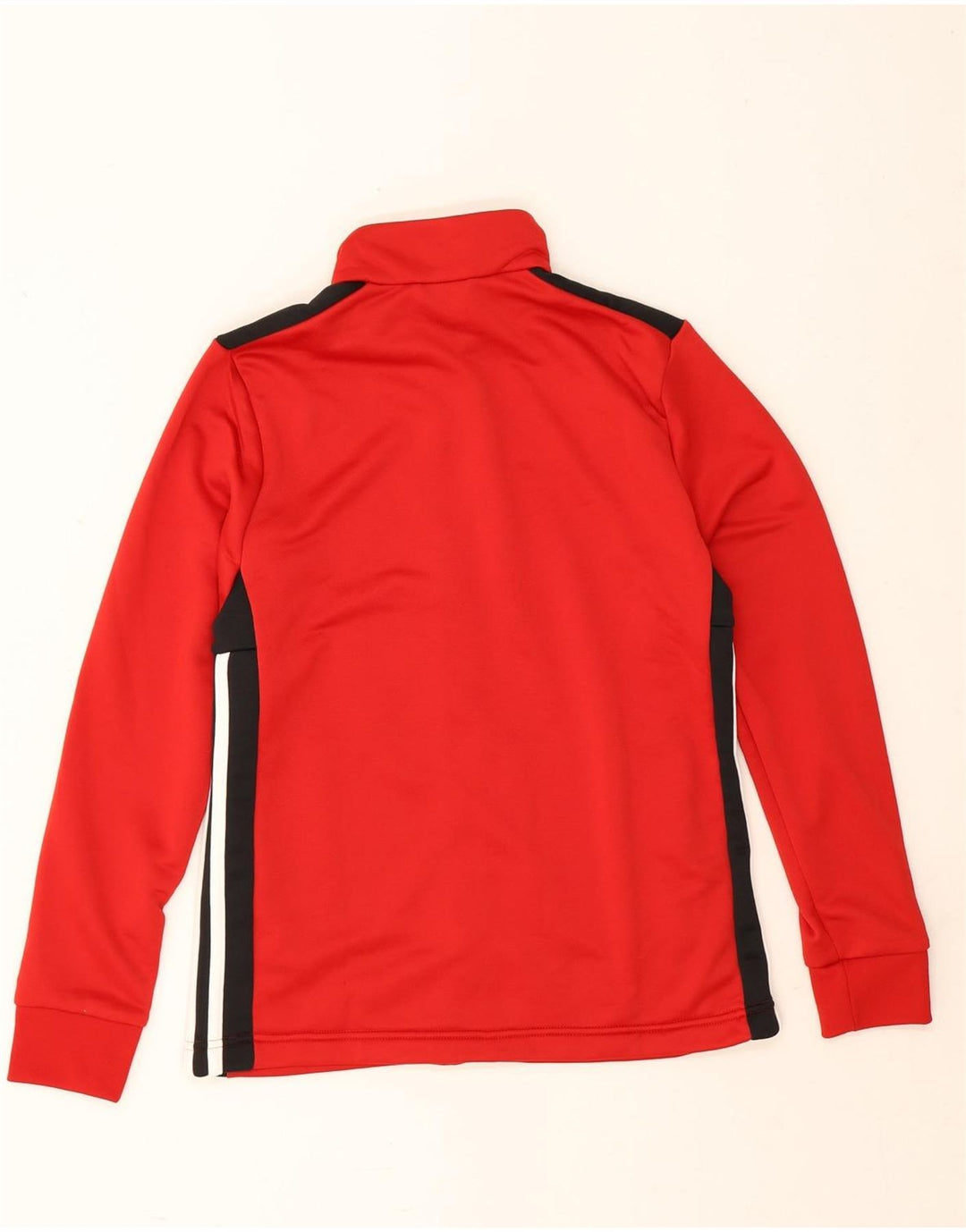Jachetă de trening pentru băieți Adidas 13-14 ani Poliester color bloc roșu