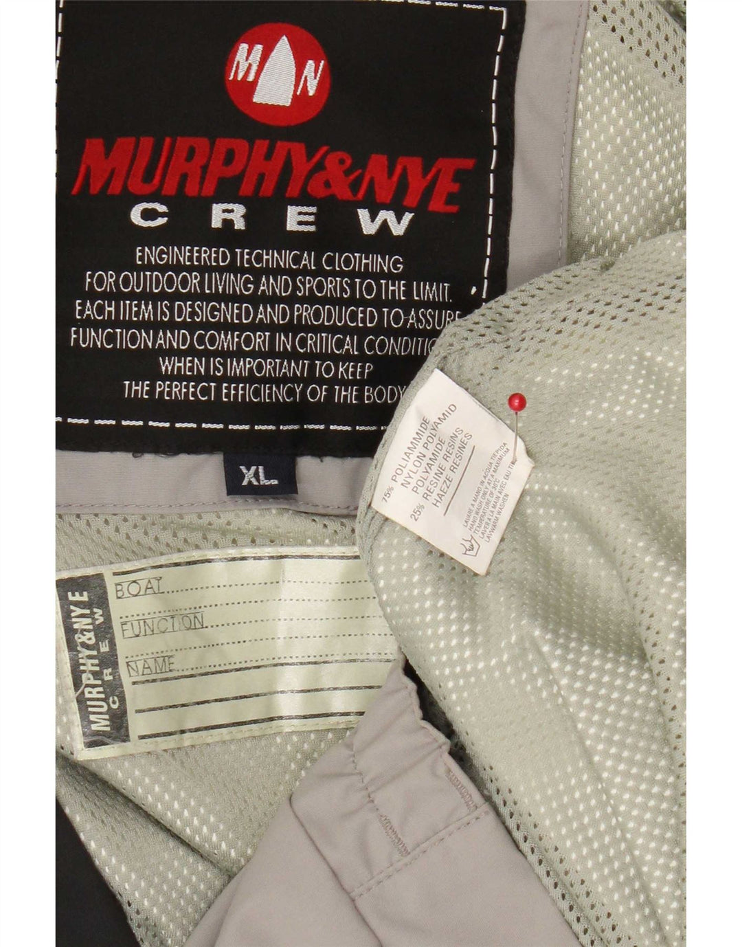 Murphy & Nye Jachetă de ploaie pentru bărbați UK 42 XL Nylon gri