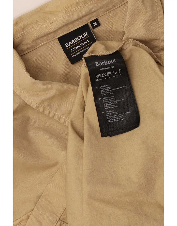 Cămașă pentru bărbați Barbour, bumbac, bej mediu