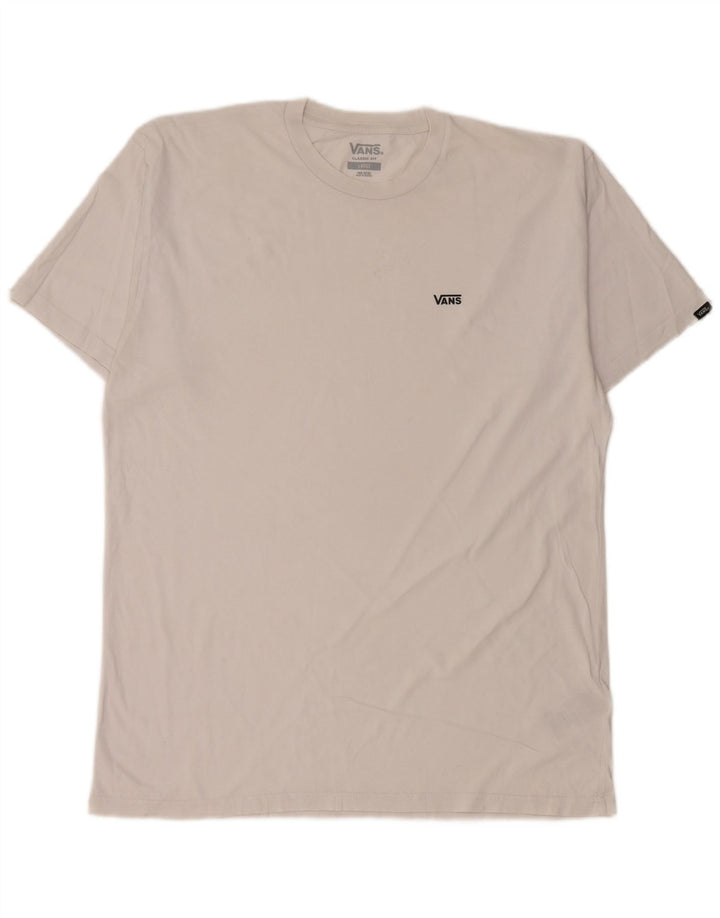 Tricou VANS Classic Fit pentru bărbați Top mare din bumbac alb