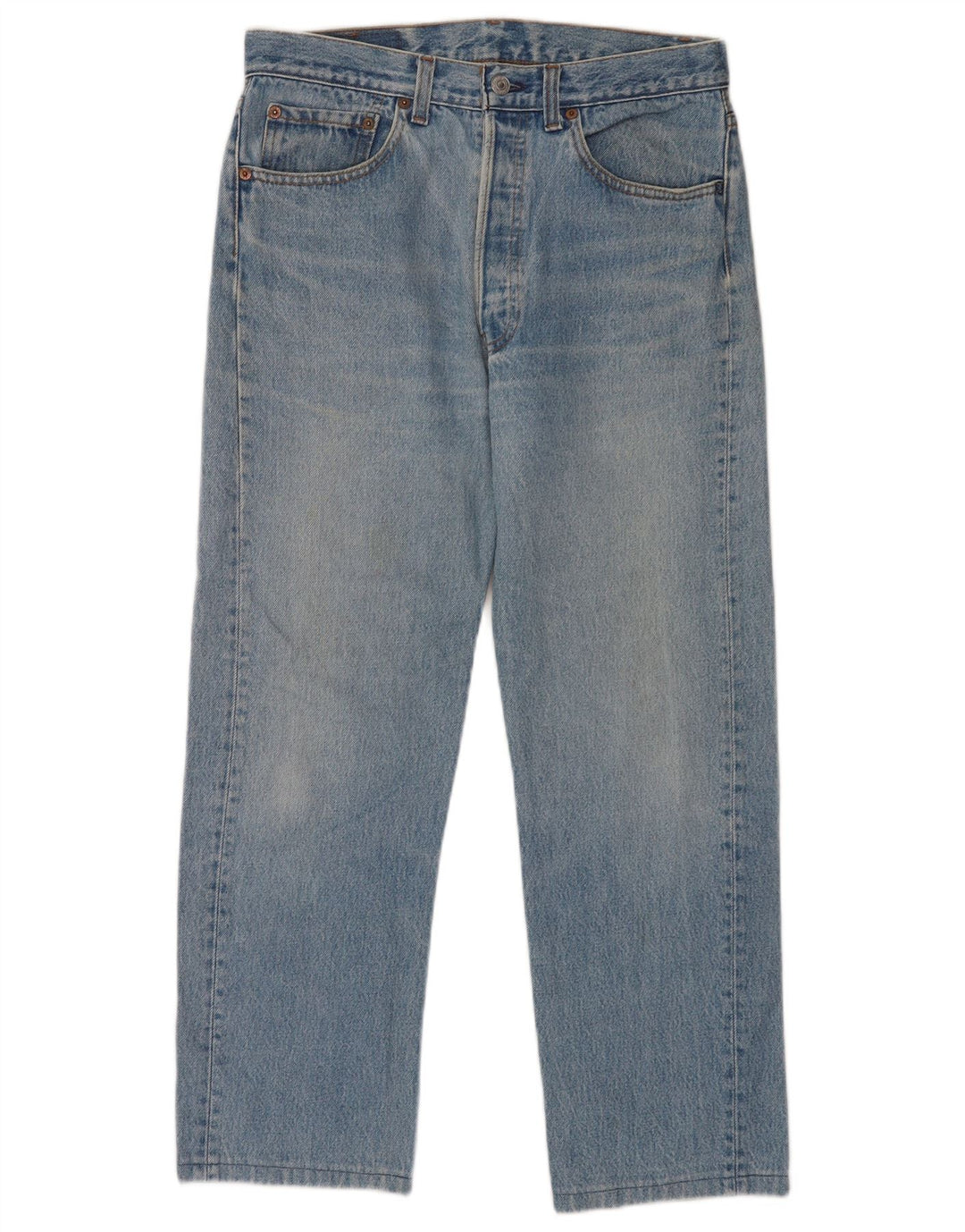 Blugi Levi's 501 Straight pentru bărbați W32 L27 Bumbac albastru