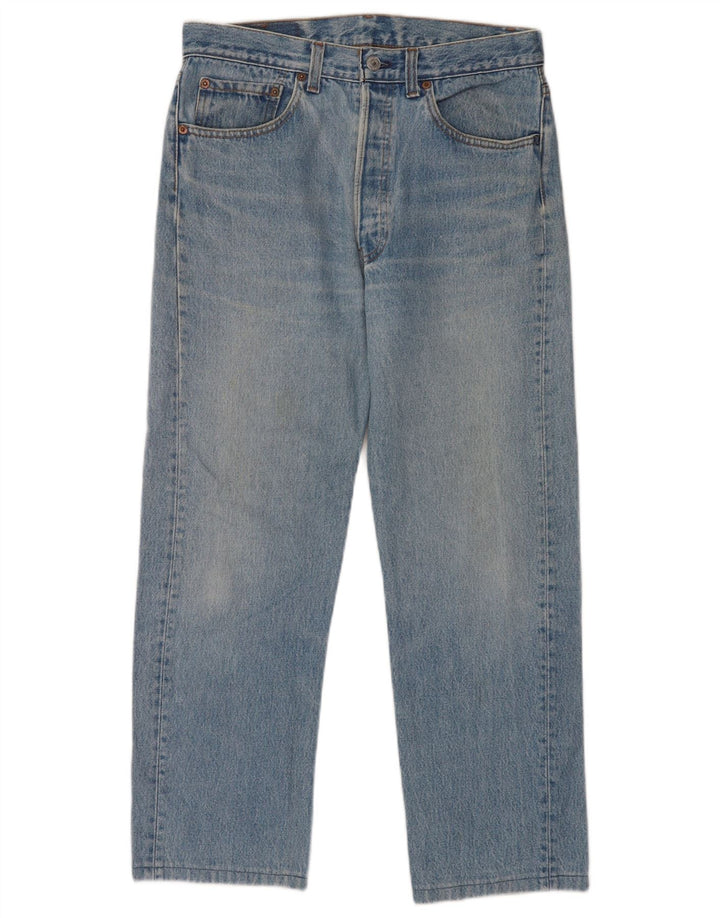 Blugi Levi's 501 Straight pentru bărbați W32 L27 Bumbac albastru
