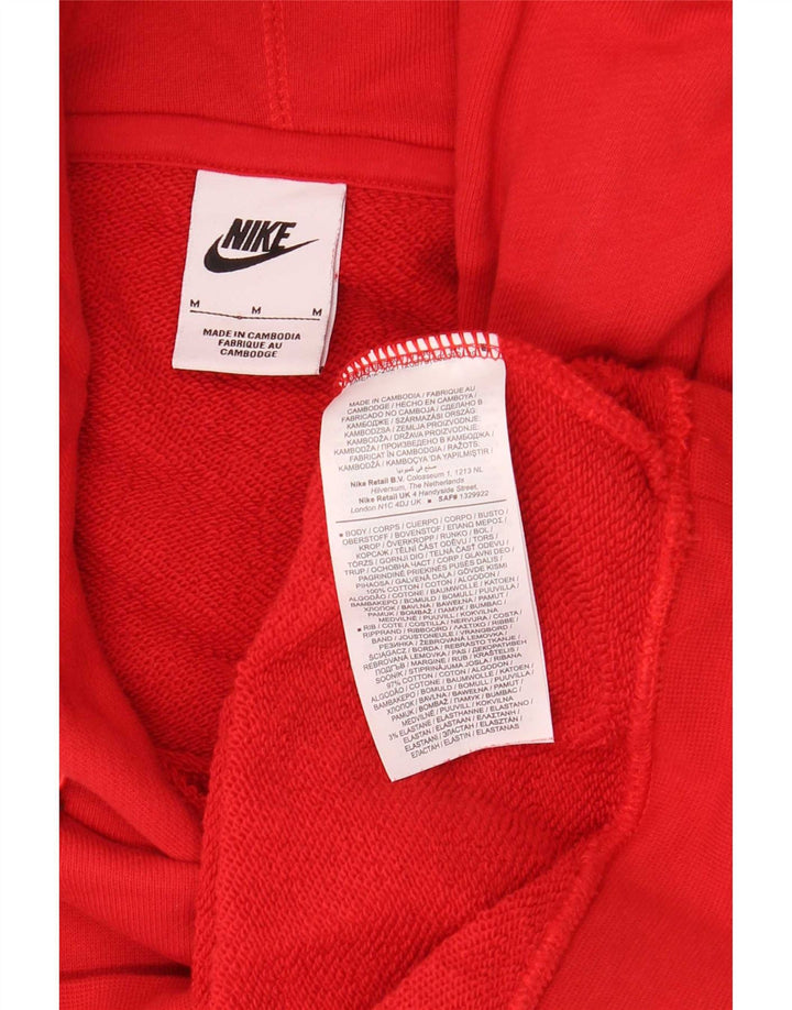 Pulover Nike pentru bărbați, bumbac roșu mediu