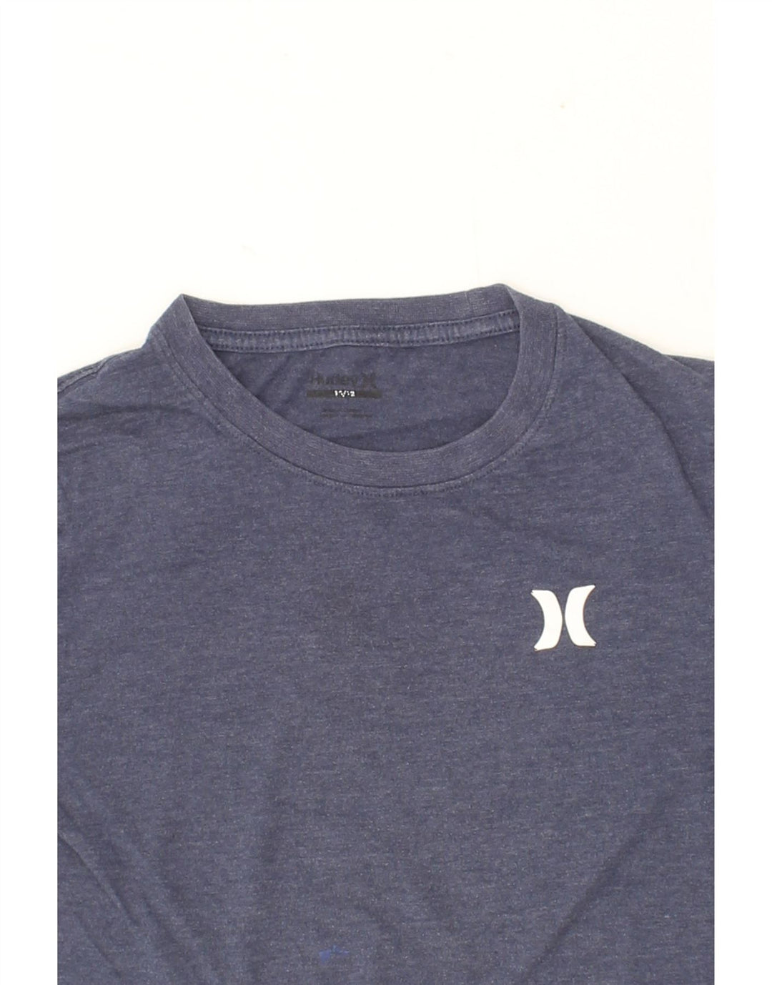 HURLEY Boys T-Shirt Top 11-12 Years Navy Blue Vintage Hurley and Second-Hand Hurley from Messina Hembry 