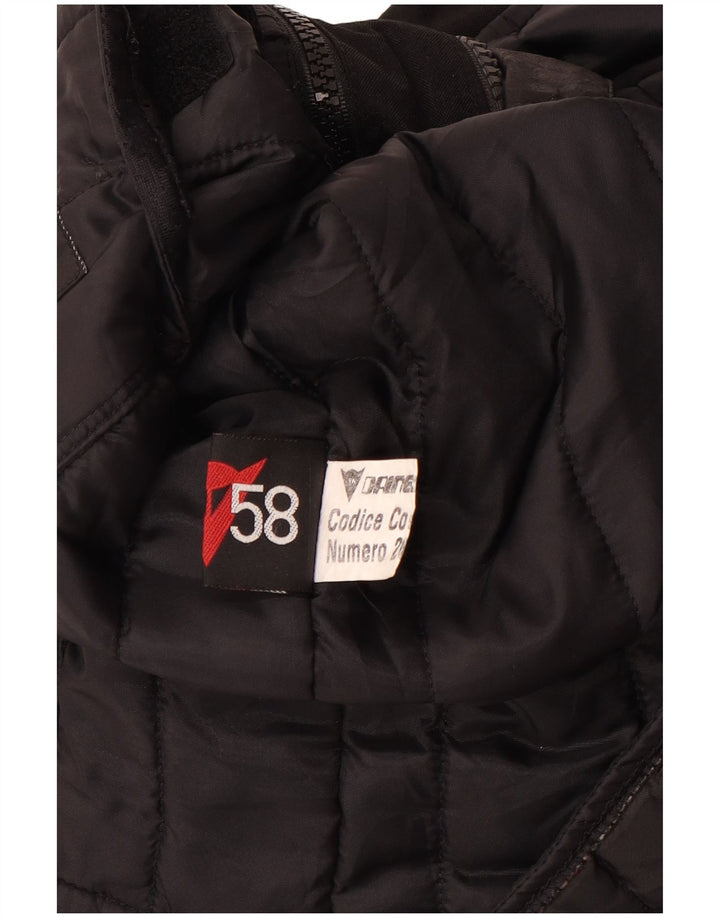 Jachetă pentru bărbați DAINESE Racer IT 48 4XL Negru Nylon