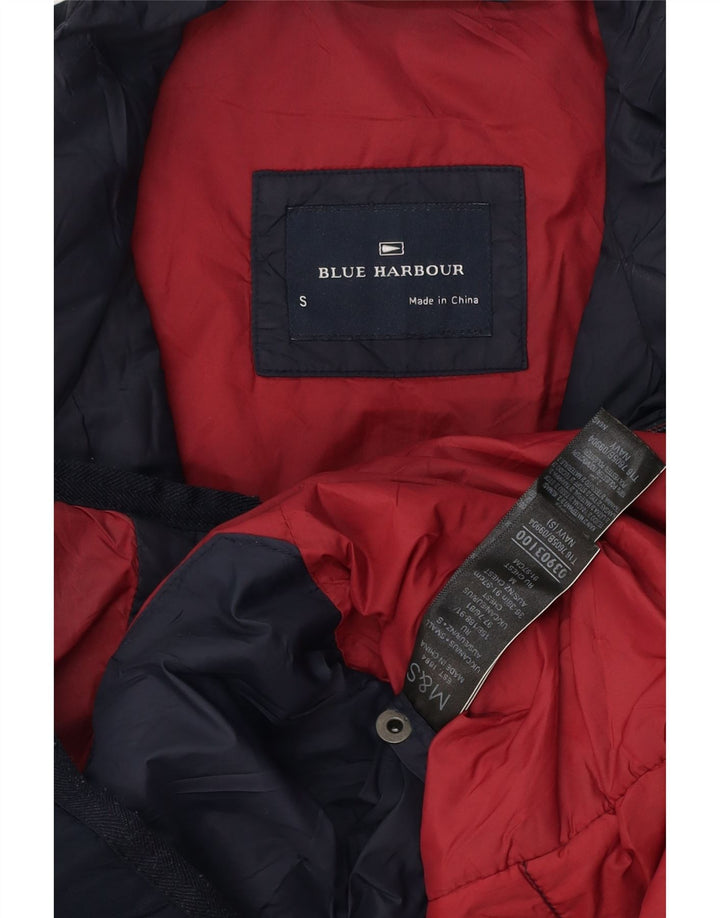 Jachetă căptușită pentru bărbați Marks & Spencer, Blue Harbour, UK 36 Mic, bleumarin