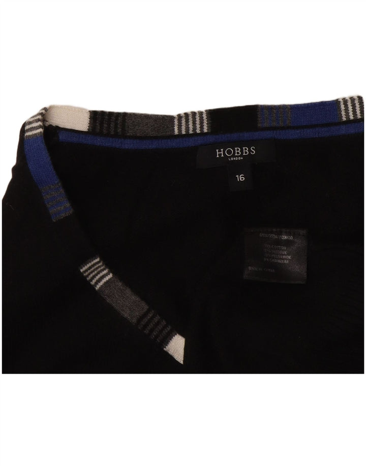 Vest Top pentru femei Hobbs UK 16, mare, negru, bumbac