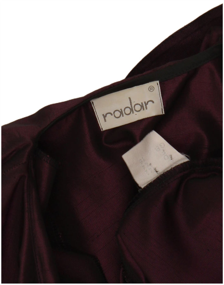 Jachetă pentru femei VINTAGE Crop 1 Button Blazer UK 16 Large Violet