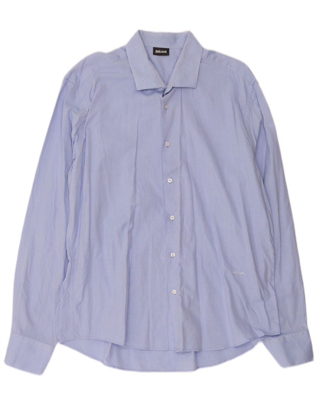 Cămașă pentru bărbați Just Cavalli Mărimea 45 17 3/4 XL Albastru