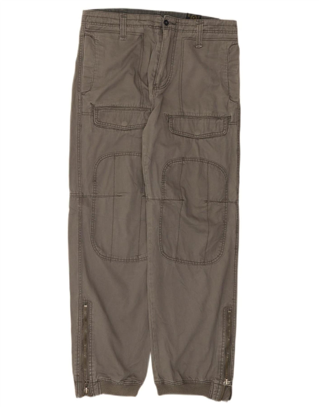 XDYE Joggeri pentru bărbați Pantaloni cargo EU 44 Large W34 L31 Gri Bumbac