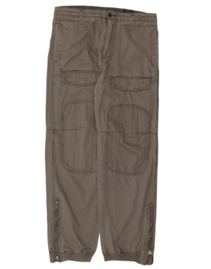 XDYE Joggeri pentru bărbați Pantaloni cargo EU 44 Large W34 L31 Gri Bumbac