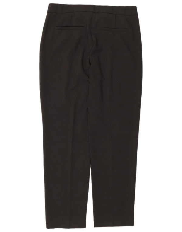 Max & Co. Pantaloni casual drepti pentru femei UK 12 Medium W30 L30 Negru