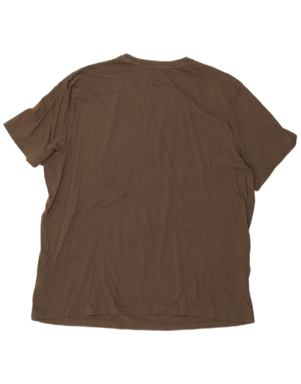 Tricou grafic Reebok pentru bărbați Top 2XL Kaki Bumbac