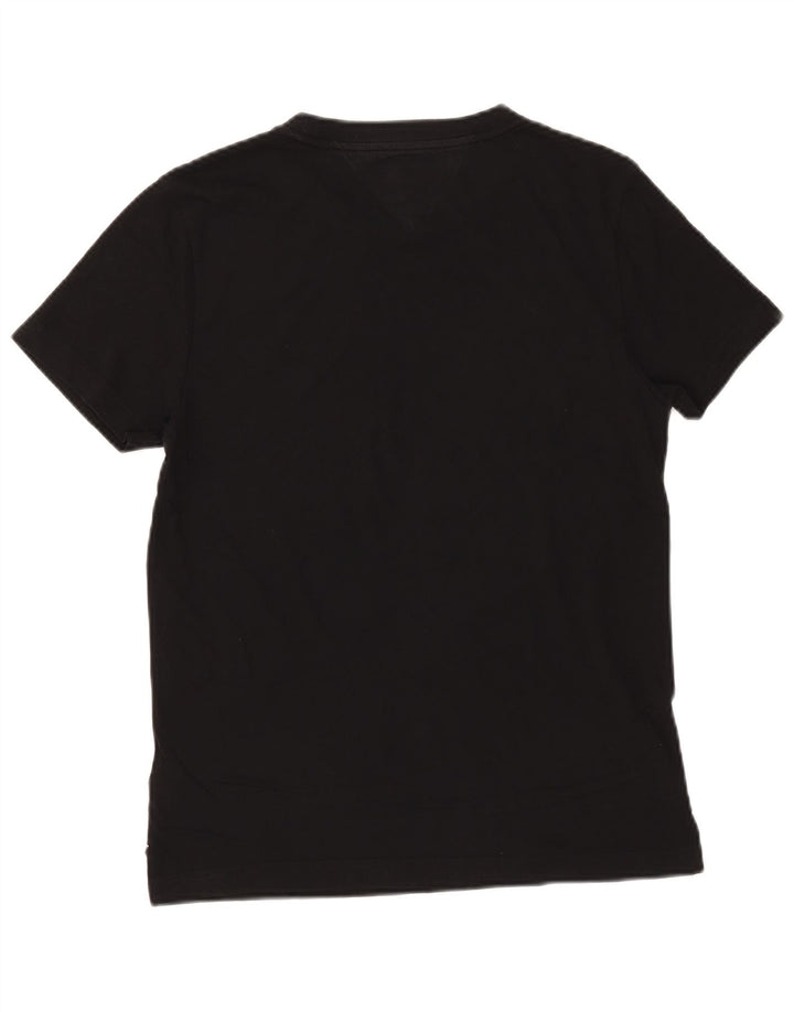 Tricou pentru bărbați Tommy Hilfiger Top mediu negru bumbac