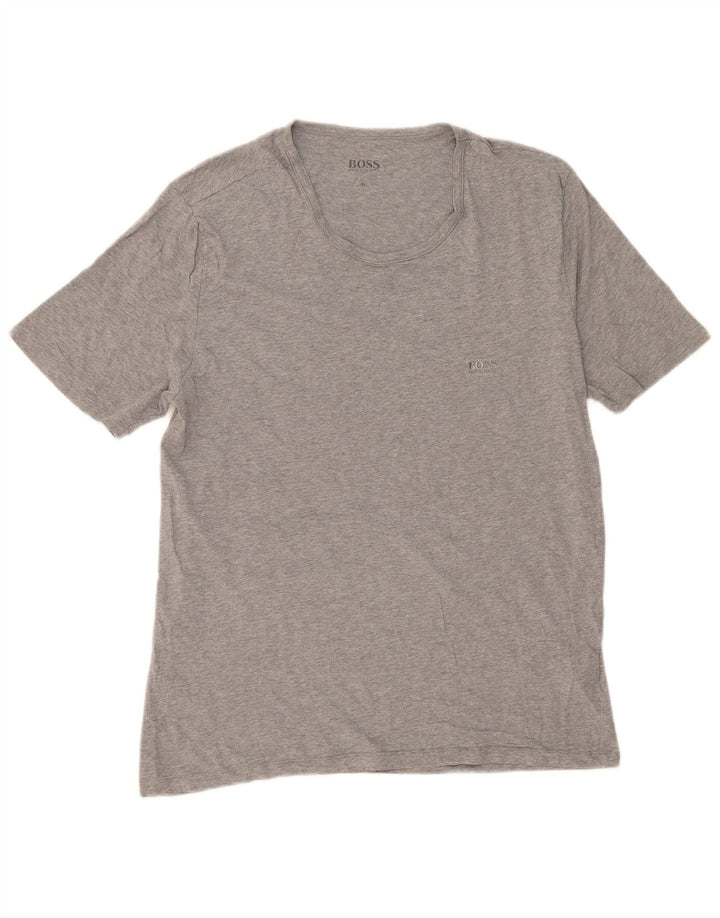 Tricou pentru bărbați Hugo Boss Top XL bumbac gri