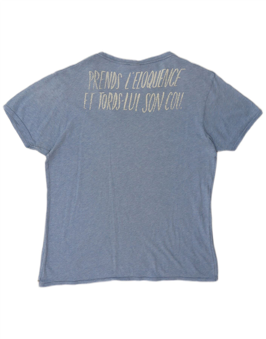 Tricou grafic pentru bărbați Scotch & Soda Top XL Albastru