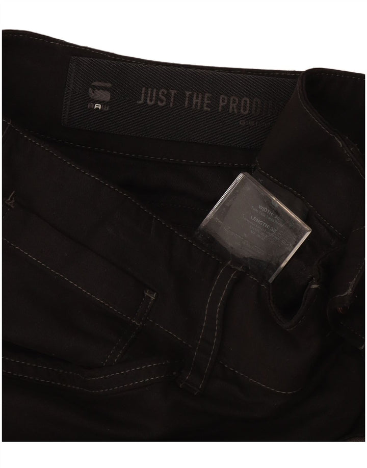 Pantaloni cargo subțiri pentru bărbați G-STAR L36 L32 bumbac negru