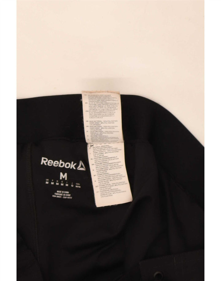 Pantaloni scurți de înot grafic pentru bărbați Reebok, poliester mediu negru