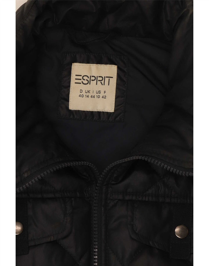 Gilet matlasat pentru femei Esprit UK 14, mare, negru, poliester