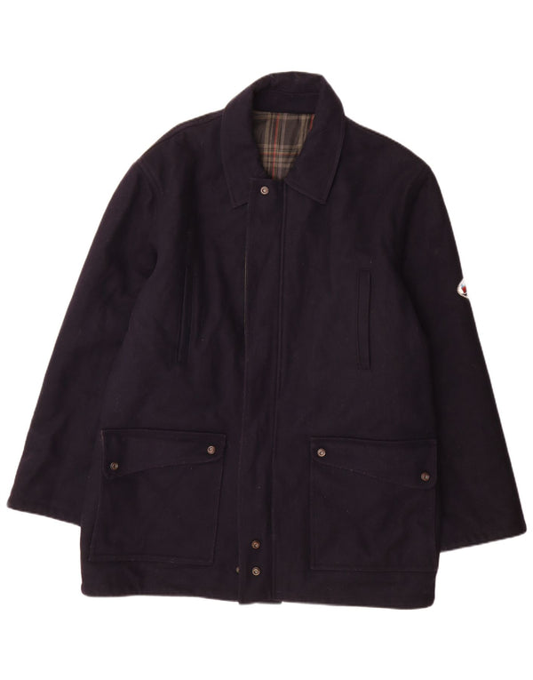 Palton reversibil pentru bărbați North Pole UK 42 XL Lână bleumarin