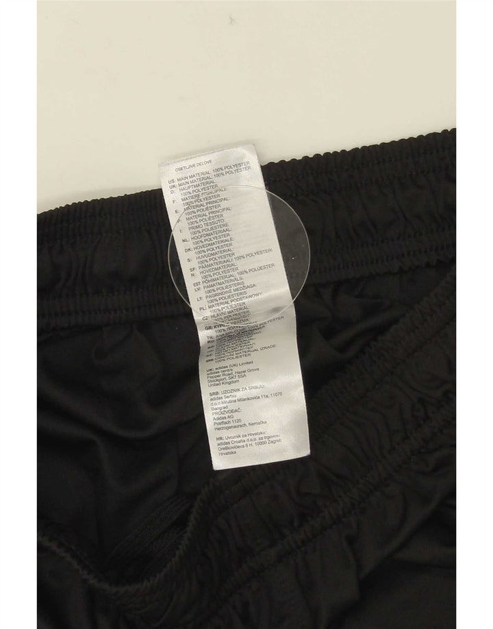 Pantaloni scurți sport Climalite Adidas pentru femei UK 12 Poliester mediu negru